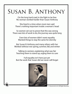 Susan b anthony coloring pages woo jr kids activities childrens publishing