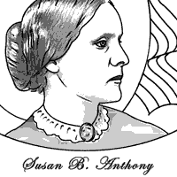 Susan b anthony coloring pages