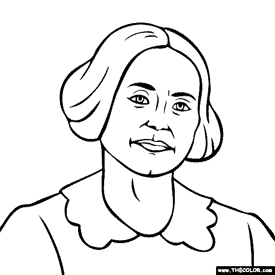 Faous historical figure coloring pages