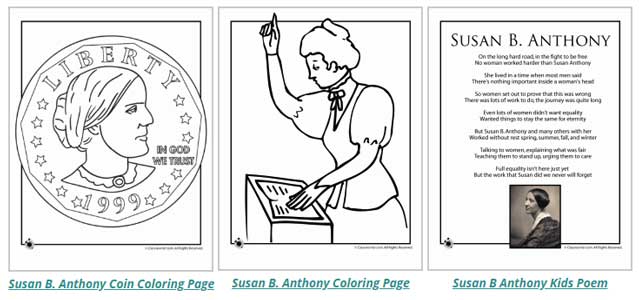 Susan b anthony for kids