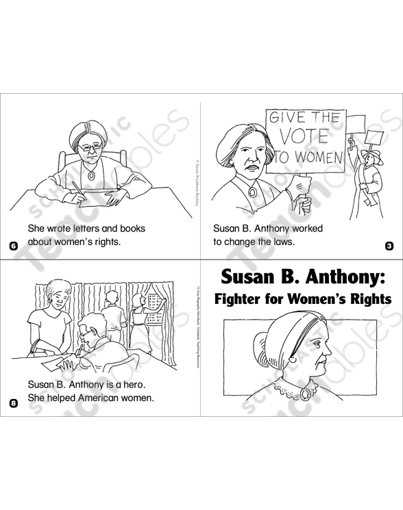 Susan b anthony fighter for womens rights mini