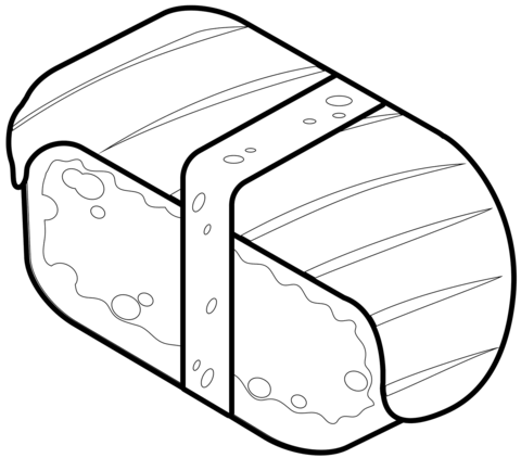 Sushi coloring page free printable coloring pages