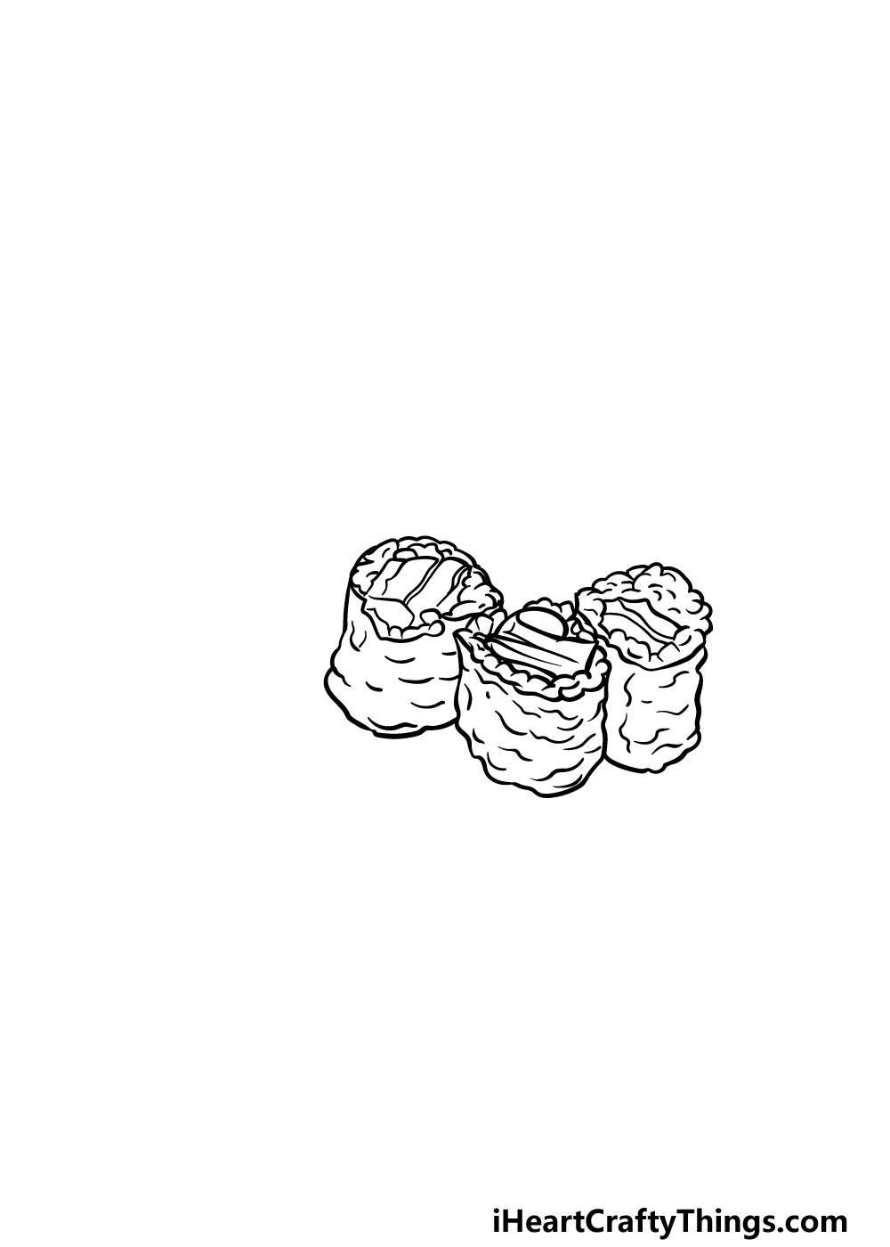 Sushi drawing