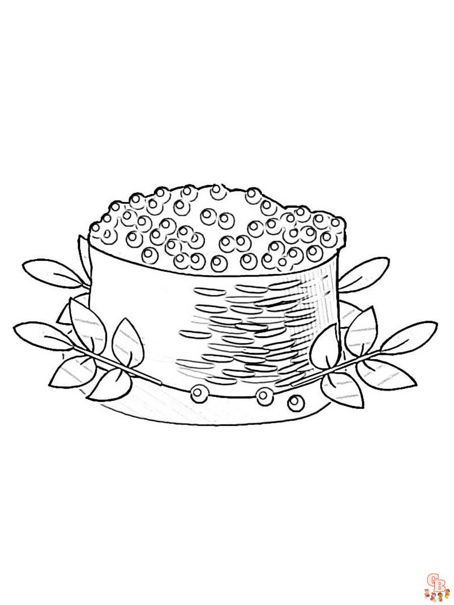 Sushi coloring pages with