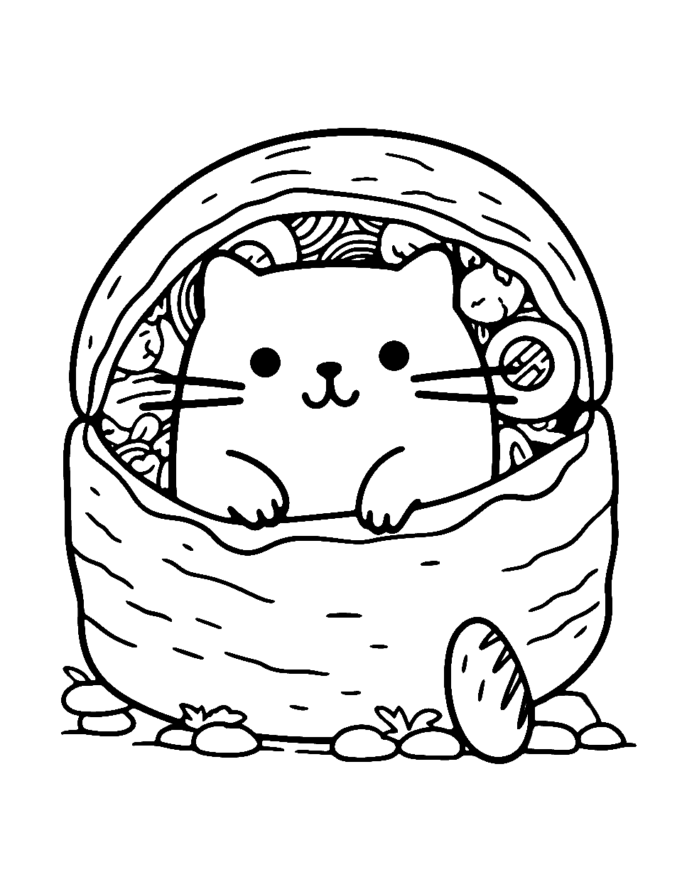 Pusheen coloring pages free printable sheets