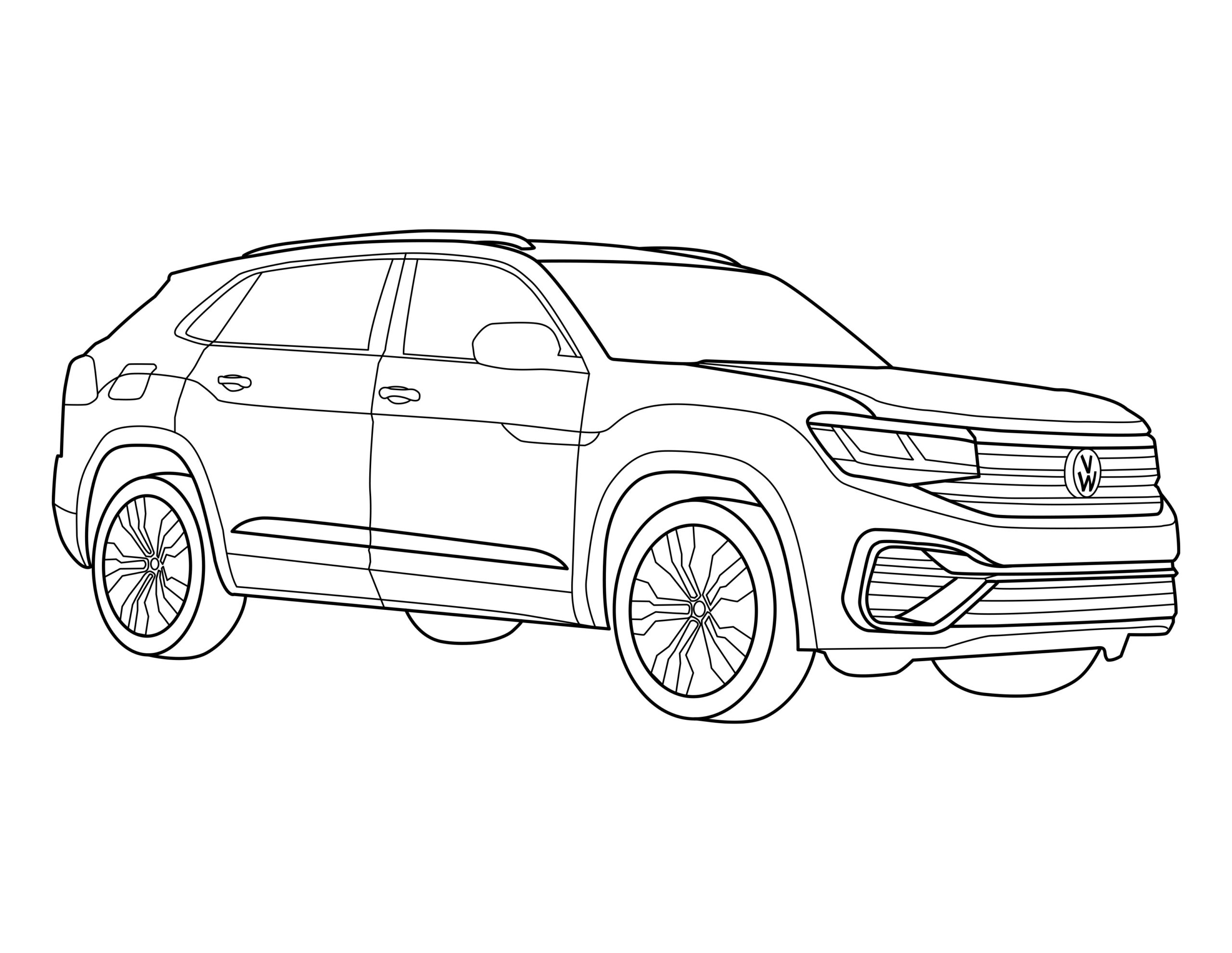 Next generation suv coloring book to print and online