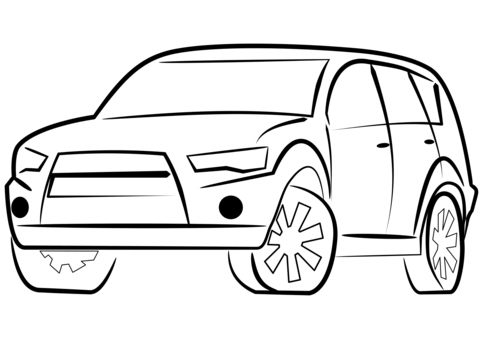 Suv car coloring page free printable coloring pages