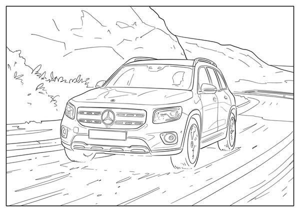 Audi and mercedes release coloring pages to battle quarantine boredom