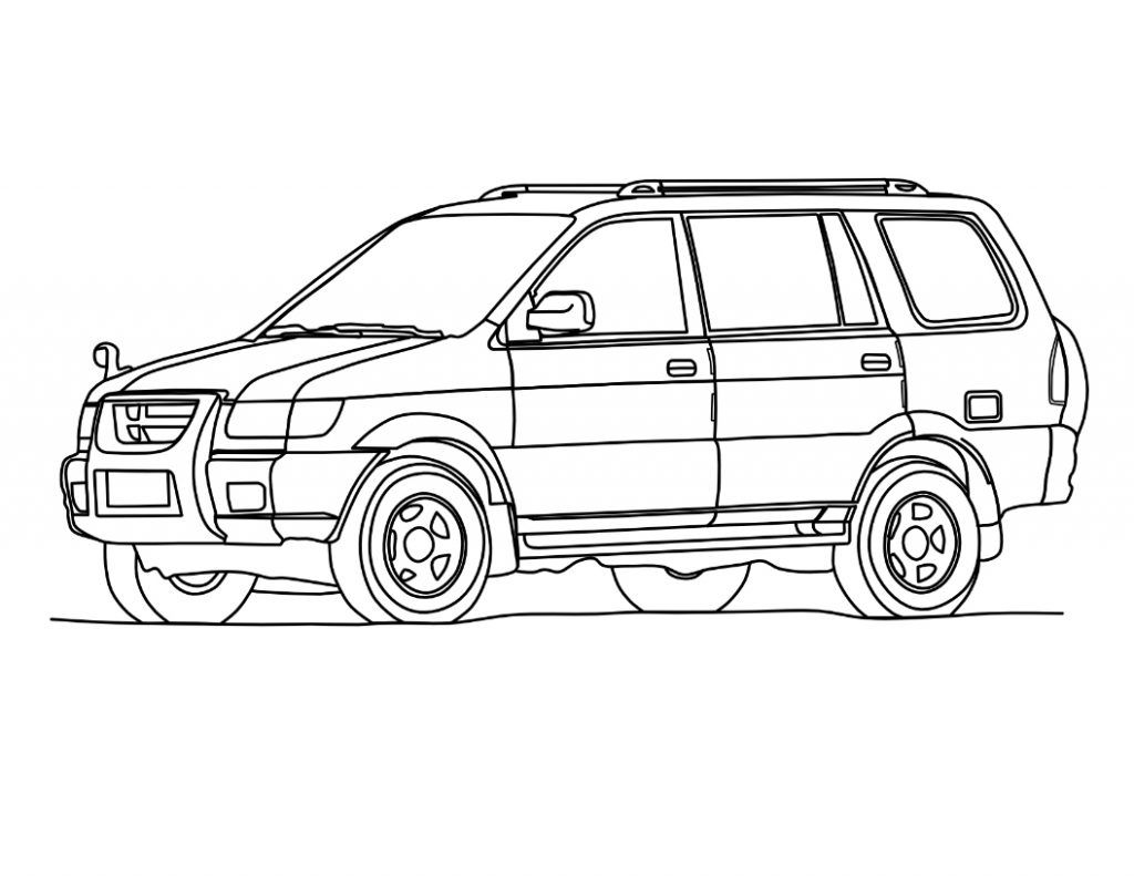 Car coloring pages