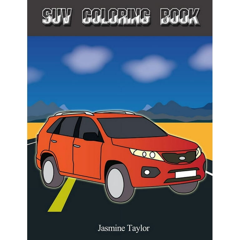 Suv coloring book paperback