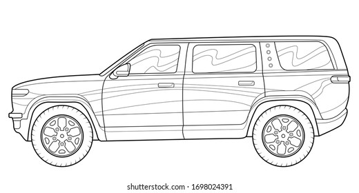 Coloring page book drawing suv concept ññððºðððñ ððµðºñðñððñ ðñðñððºð ððµð