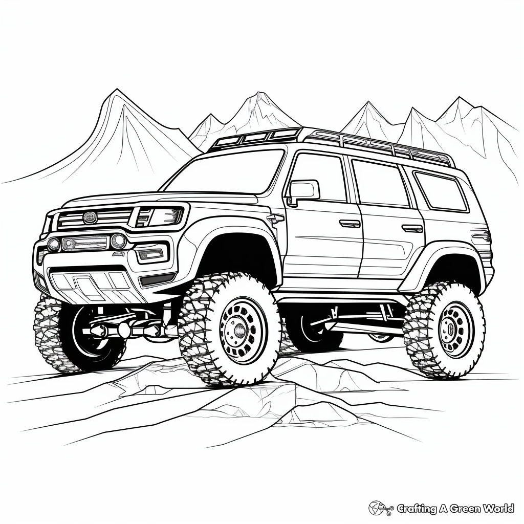 Car for adults coloring pages