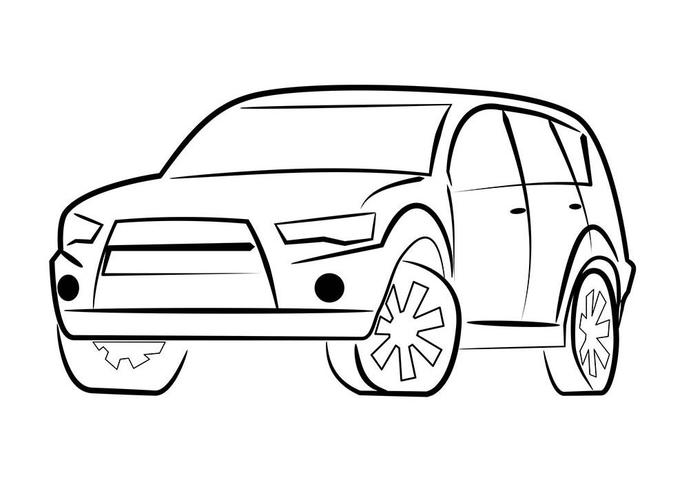 Car coloring pages free personalizable coloring pages