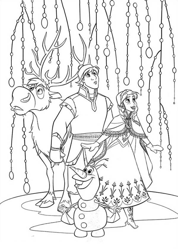 Best frozen coloring pages for kids