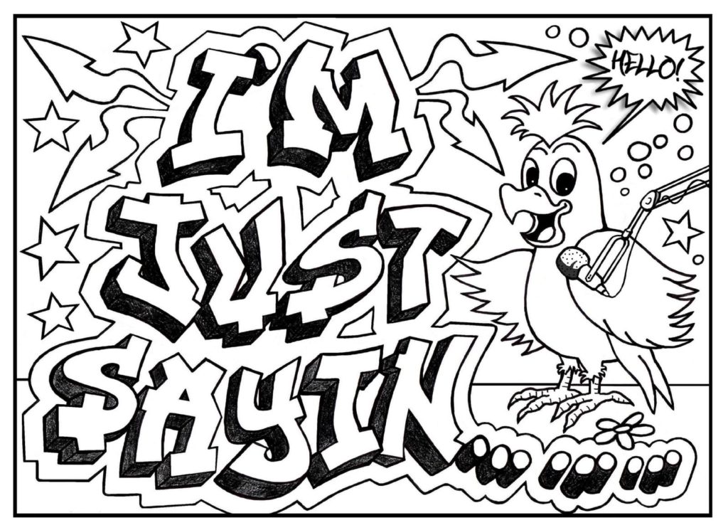 Graffiti coloring pages best printable coloring pages