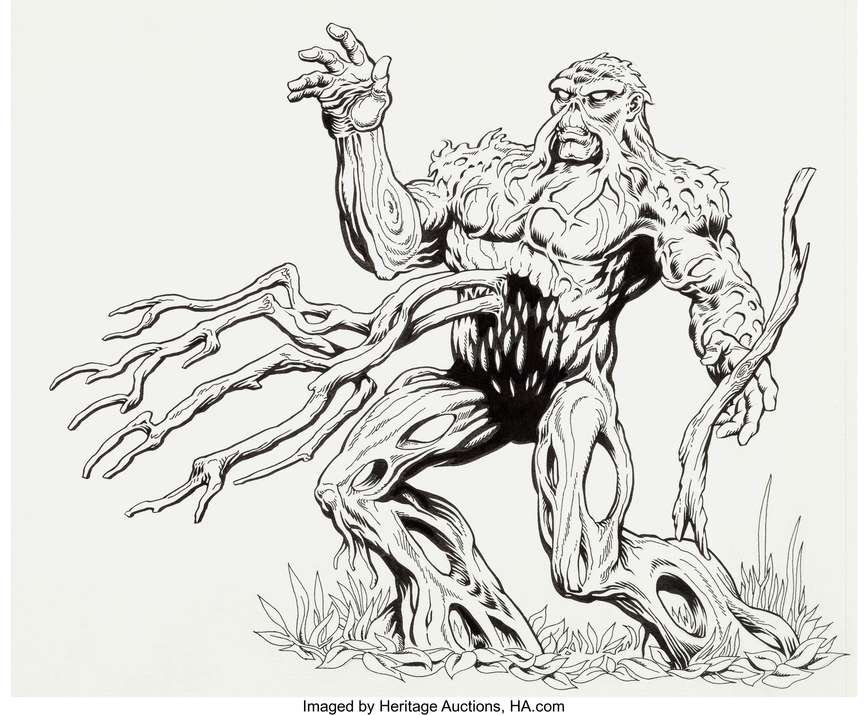 Carmine infantino and mike decarlo vine launching swamp thing toy lot heritage auctions