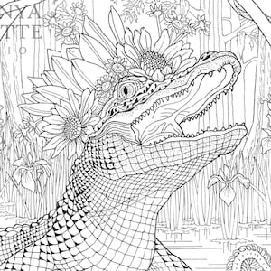 Swamp coloring page