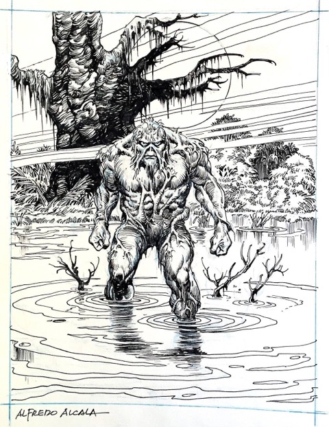 Swamp thing pencils