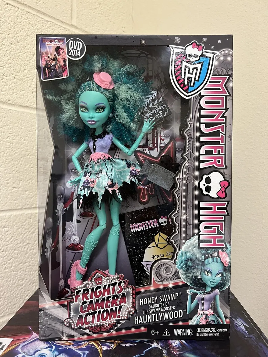 Monster high frights mera action honey swamp doll