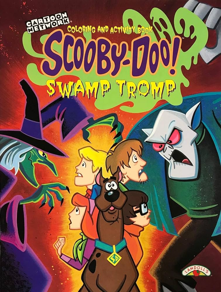 Scooby doo swamp tromp coloring activity book toys games