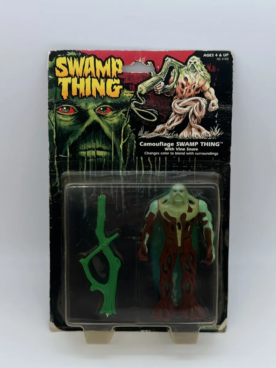 Vintage kenner swamp thing camouflage rare st release variant action figure new