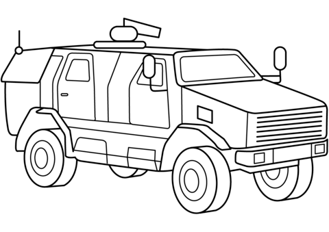 Military armored mrap vehicle coloring page free printable coloring pages