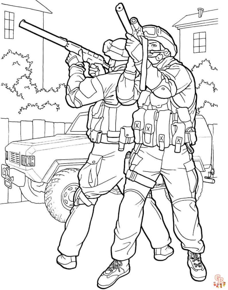 Printable swat coloring pages free for kids and adults