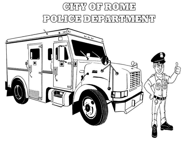 Rome pd helps us name our truck