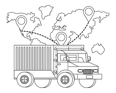 Vehicles coloring pages stock illustrations cliparts and royalty free vehicles coloring pages vectors