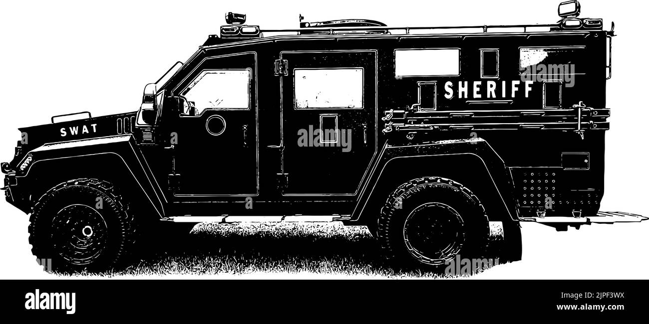 Enforcement vehicle stock vector images