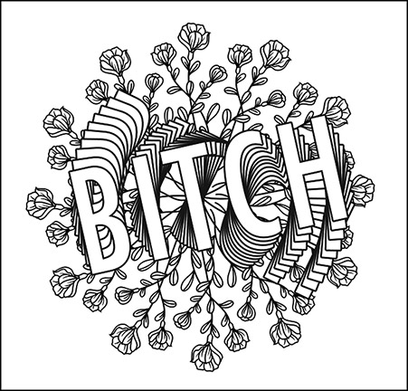 Free printable coloring pages for adults with swear words