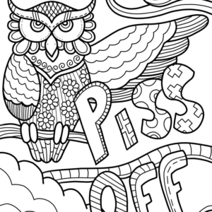 Swear word coloring pages printable for free download