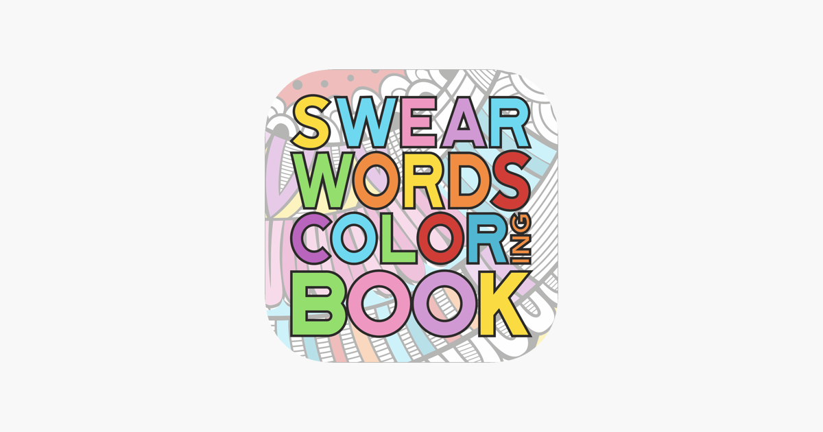 Swear words coloring book on the app store