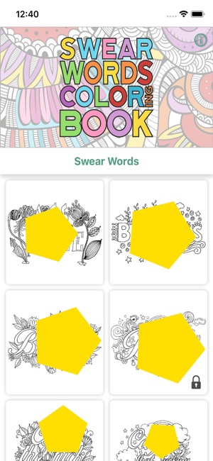 Swear words coloring book on the app store