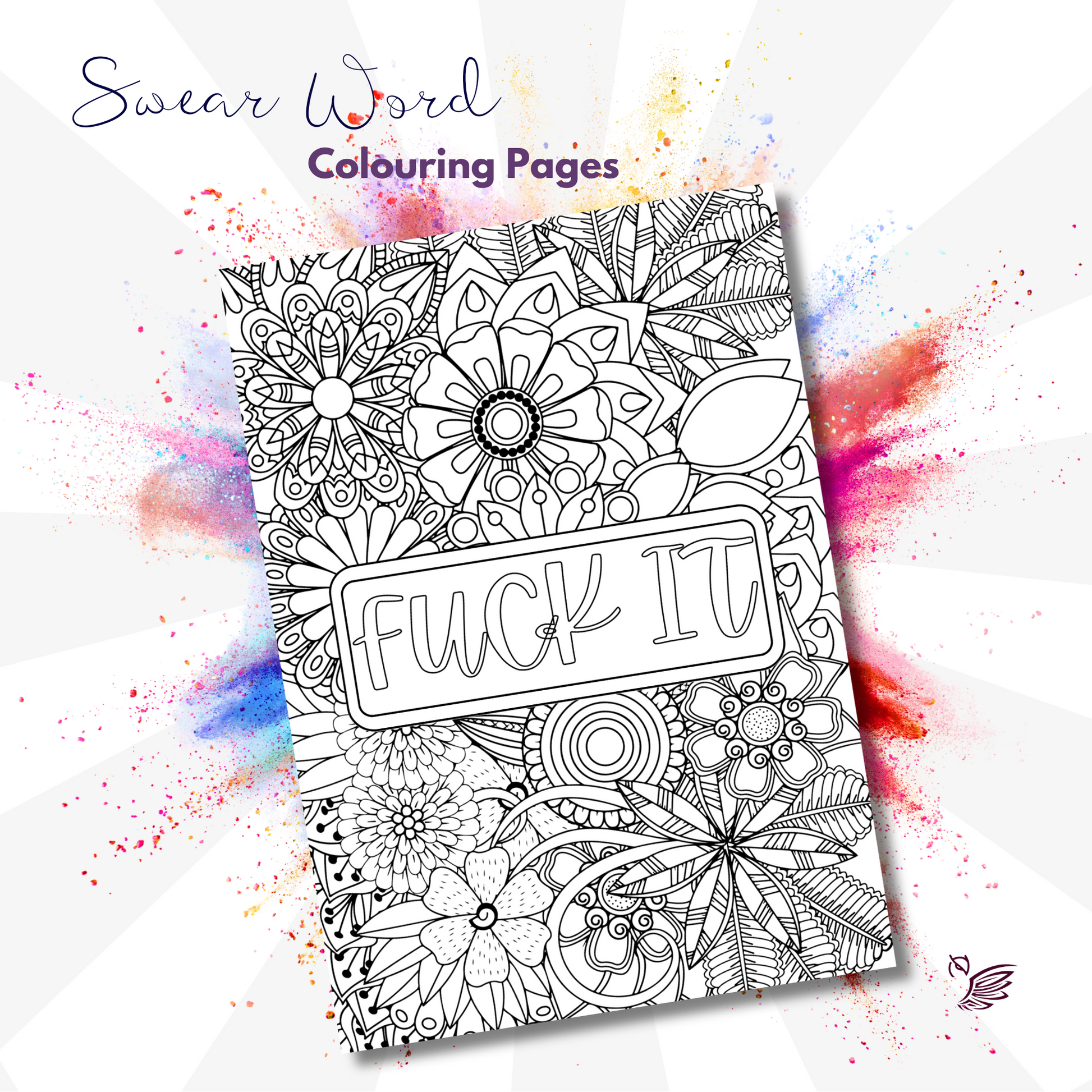 Swear word colouring book pages for adults pdf swearing inappropriate gifts â owl really