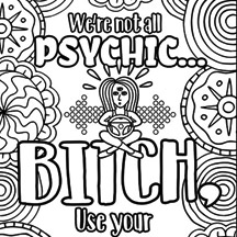 Free printable coloring pages for adults with swear words