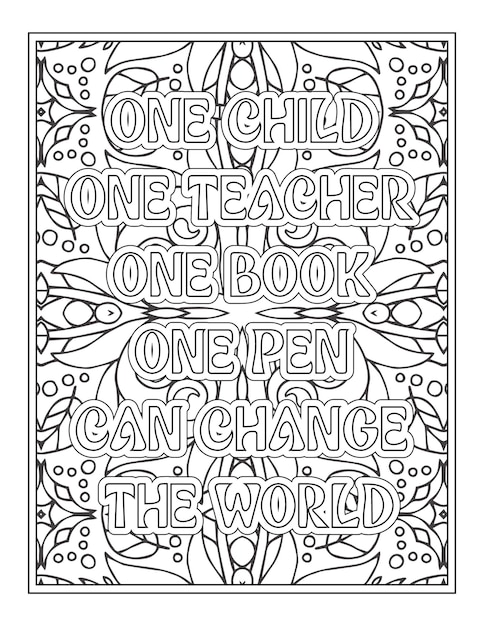 Premium vector swear word quotes coloring pages for coloring book