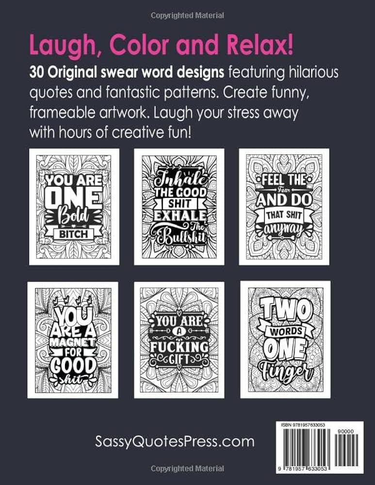 Adult swear word loring book you are fucking beautiful funny sweary affirmations and motivational quotation designs for relaxation and stress relief swear word loring books for women sassy quotes press