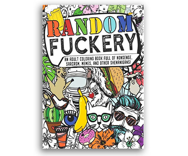 Random fckery coloring book