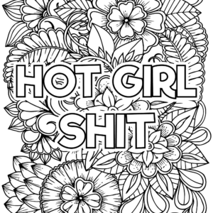 Swear word coloring pages printable for free download