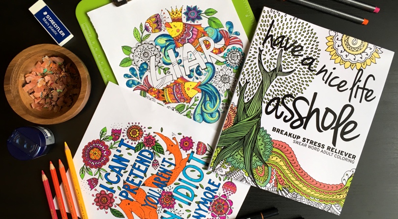 Best swear word coloring books a giveaway