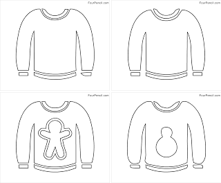 Free printable sweater coloring pages for kids â