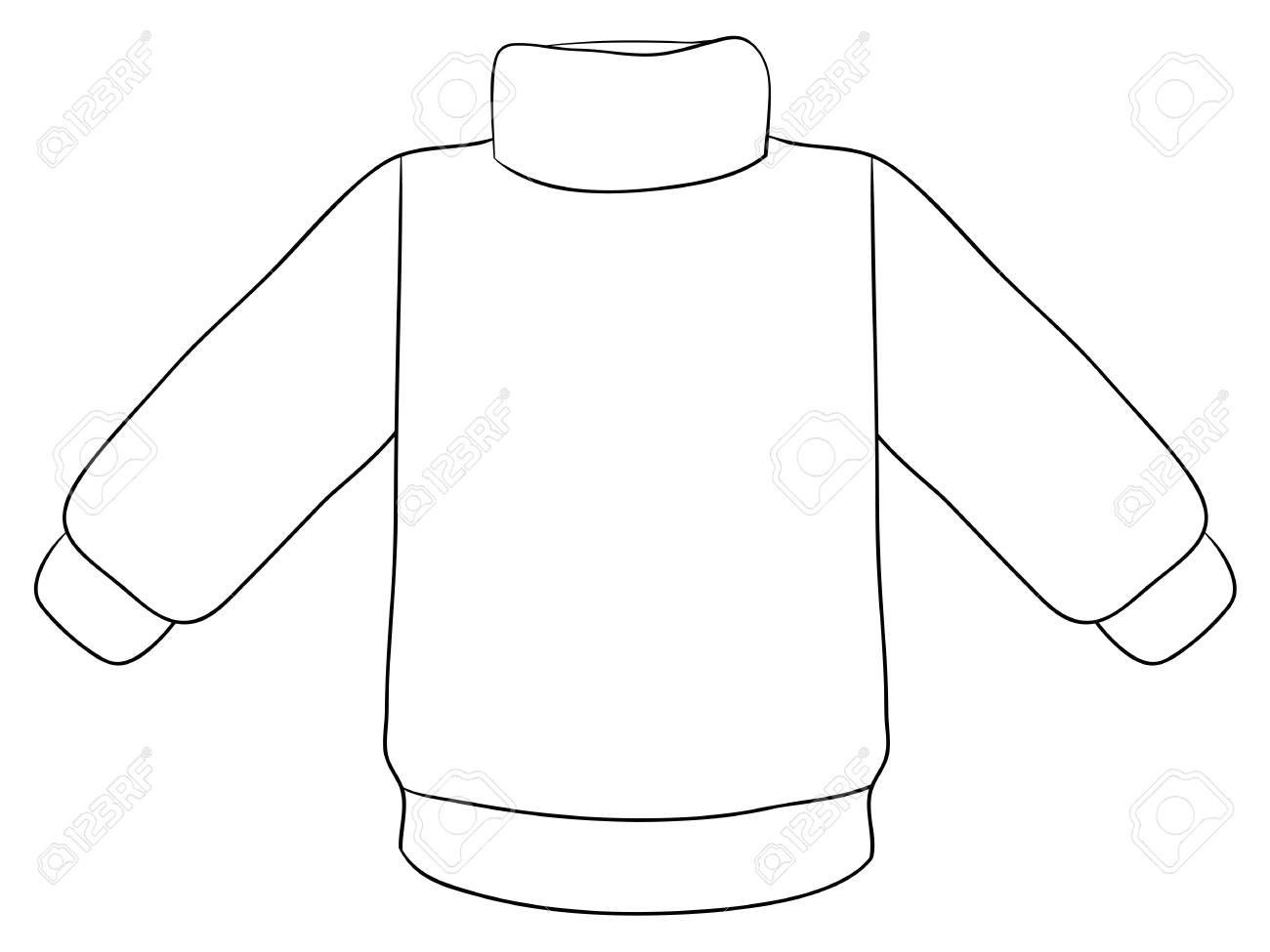 A cute christmas sweater image for relaxing activitya coloring bookpage for children and adultsline art style illustration for printposter design royalty free svg cliparts vectors and stock illustration image