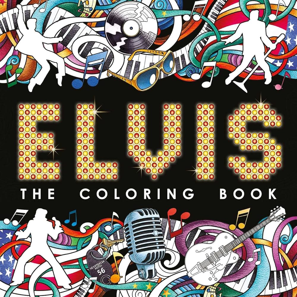 Elvis the coloring book igloobooks books