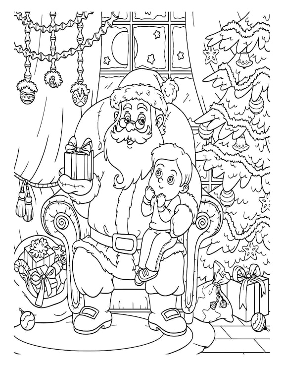 Printable christmas coloring pages for kids xmas coloring pages for kids