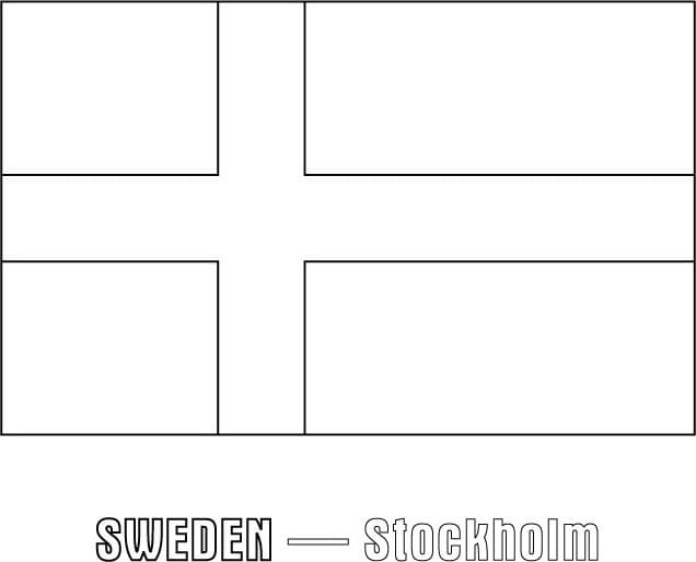 Sweden coloring pages