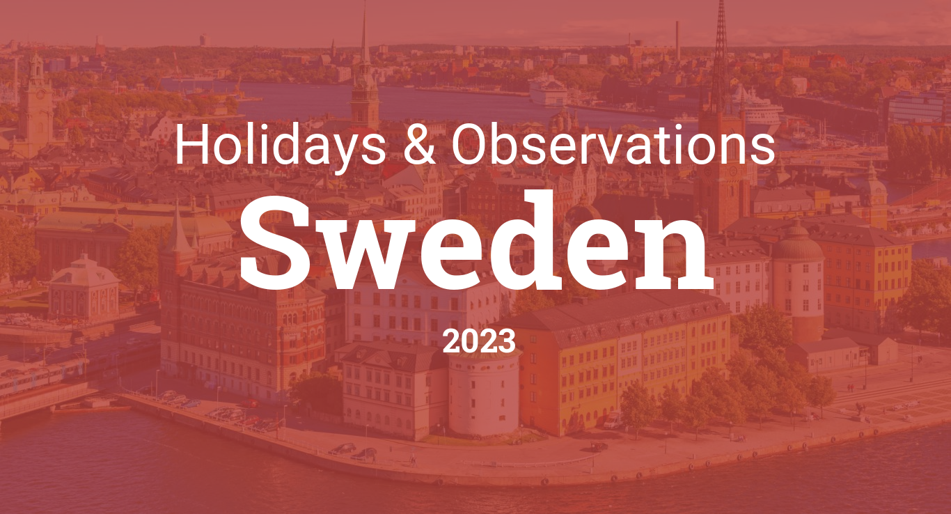 Holidays and observances in sweden in