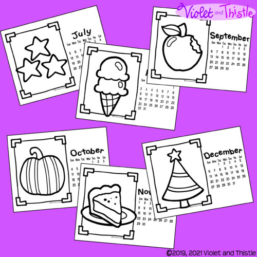 Coloring calendar printable to color parent christmas gift for parent from kids student d made by teachers