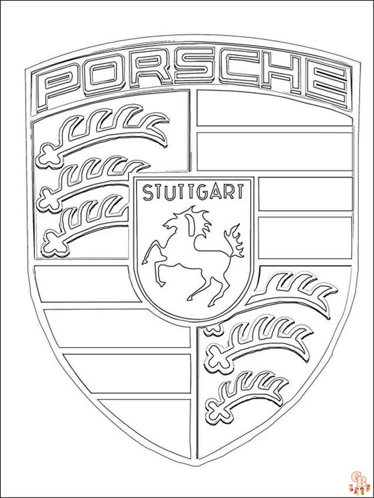 Enjoy free porsche coloring pages for kids