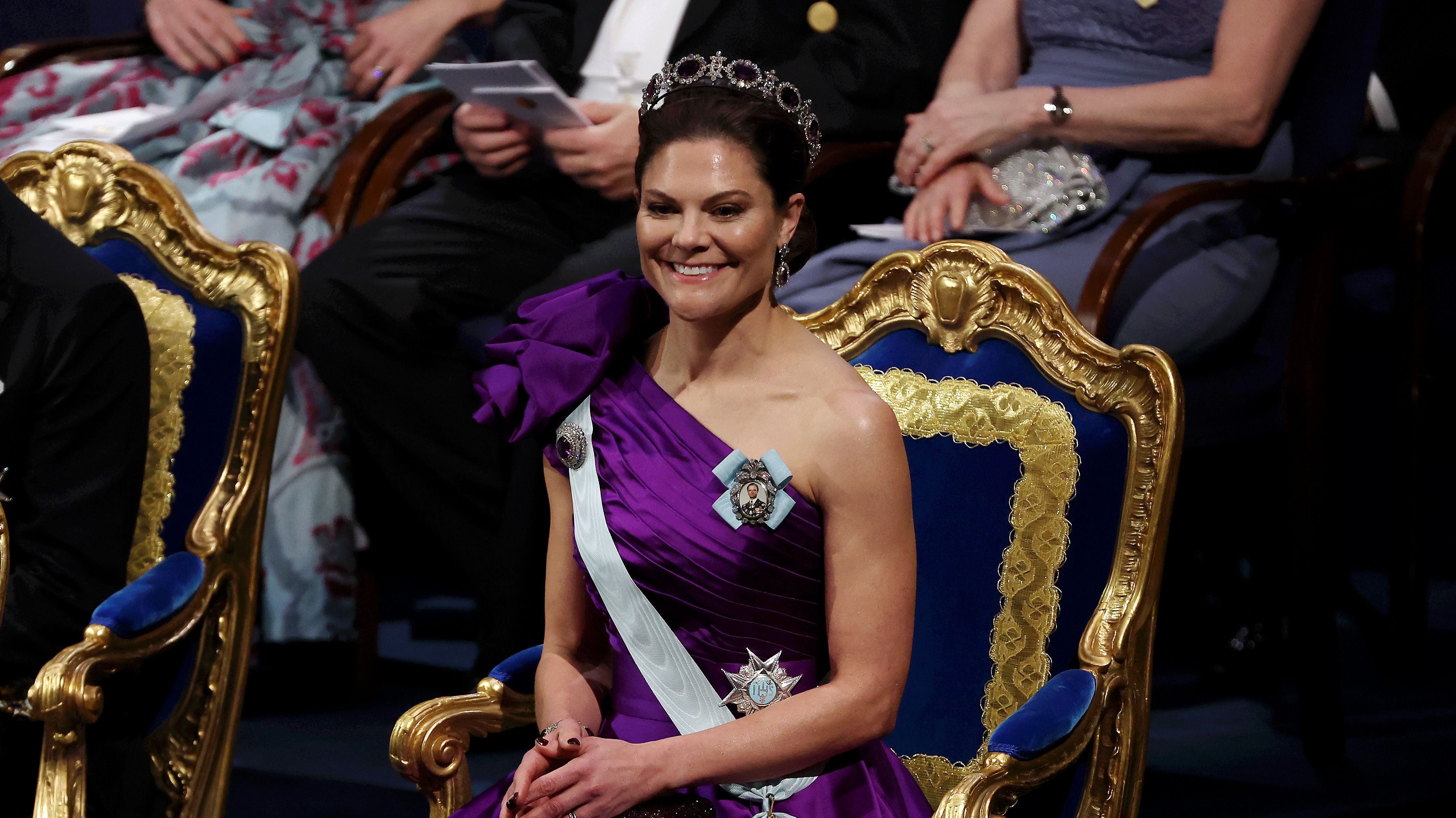 The best photos of the swedish royal familys tiaras at the nobel prize ceremony